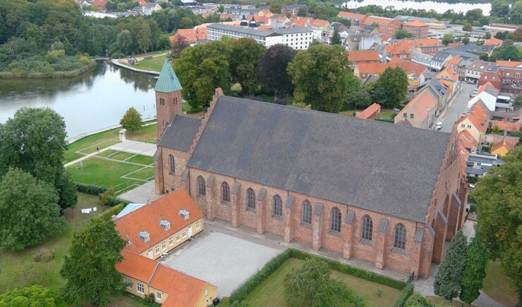 Maribo Domkirke set fra oven