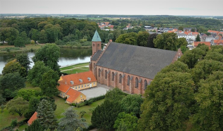 Maribo Domkirke set fra oven