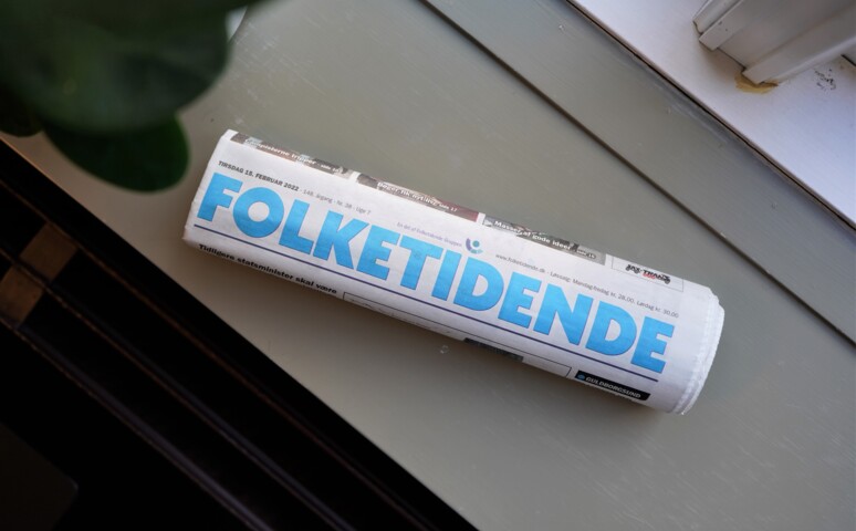 Folketidenden rullet sammen